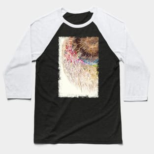 Abstract Hair Cell Art Baseball T-Shirt